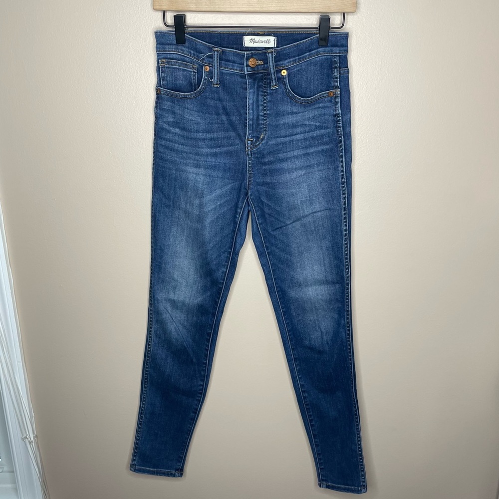 Madewell 10 inch High Rise Dark Wash Skinny Jeans Size 26